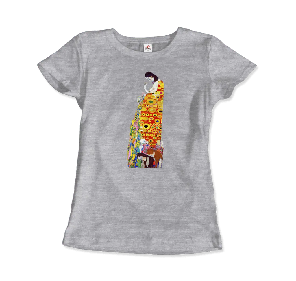 Gustav Klimt Hope II, 1908 Artwork T-Shirt by Art-O-Rama Shop ART-O-RAMA-SHOP