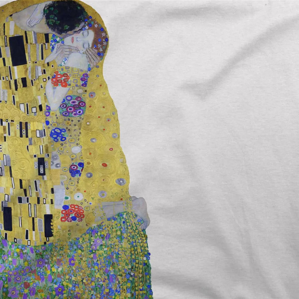Gustav Klimt The Kiss (or The Lovers), 1908 Artwork T-Shirt by Art-O-Rama Shop ART-O-RAMA-SHOP
