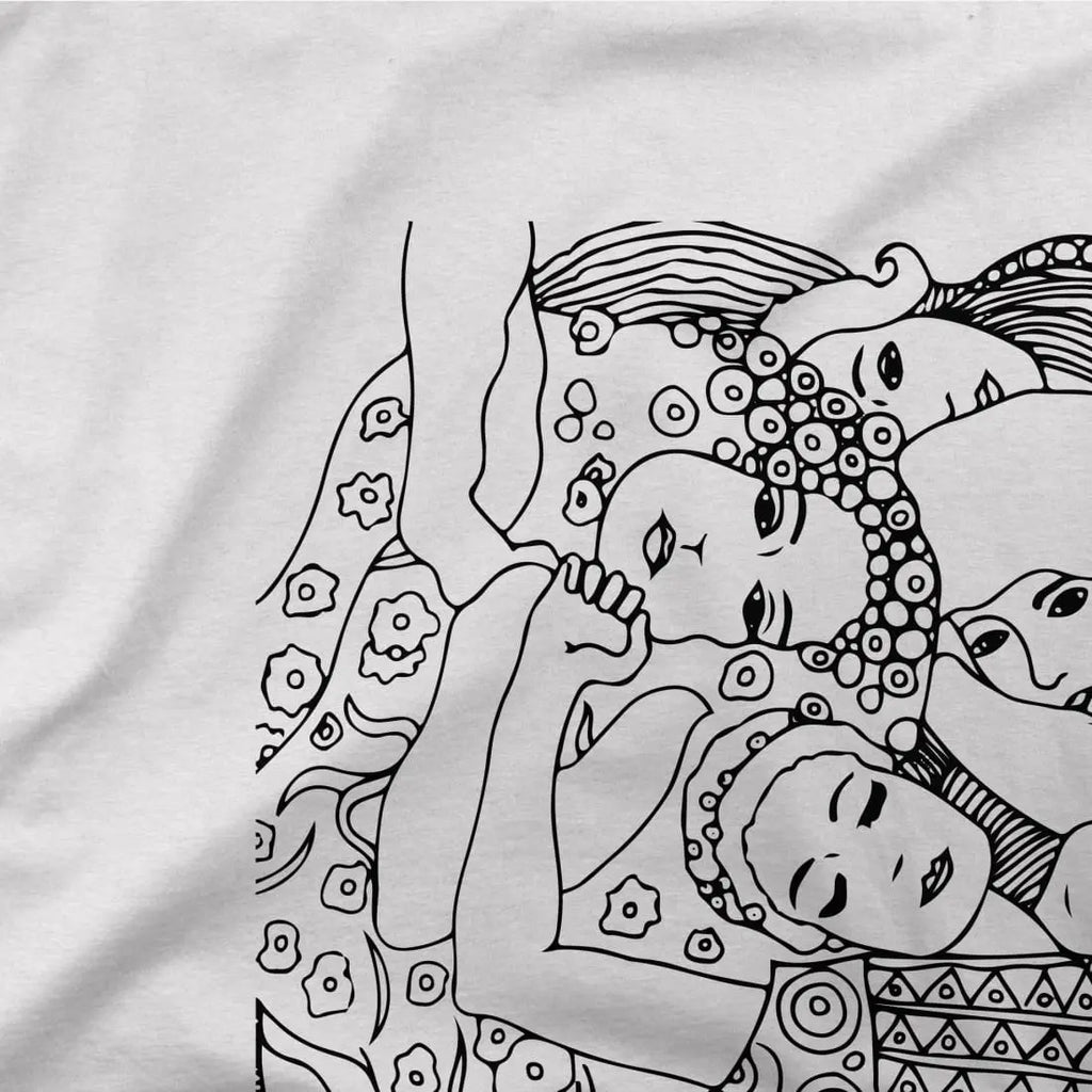 Gustav Klimt The Virgin (Maiden) 1913 Sketch T-Shirt by Art-O-Rama Shop Art-O-Rama Shop