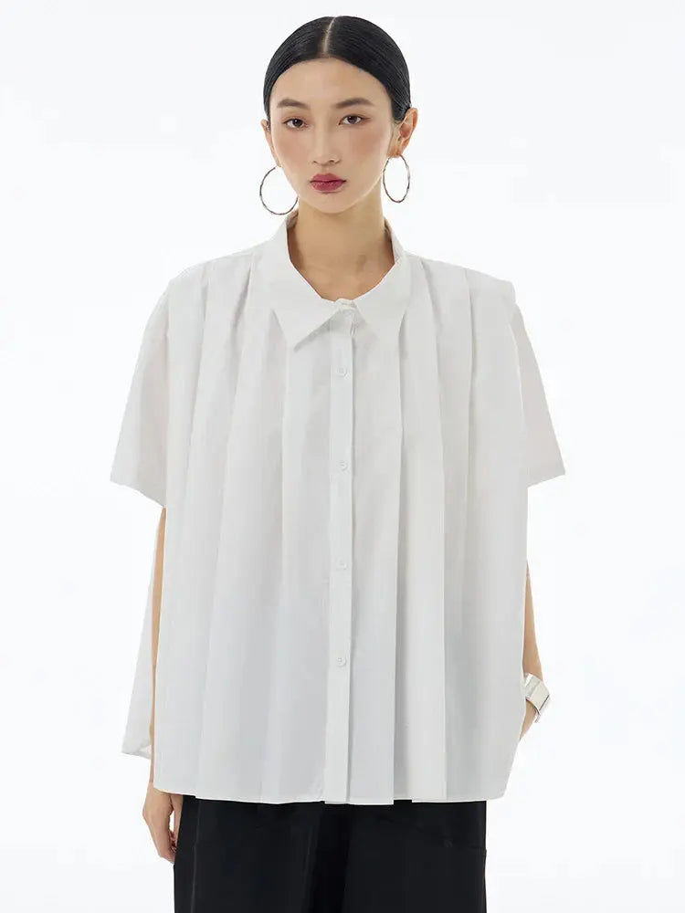 Hammi Pleated Blouse by Marigold Shadows Marigold Shadows