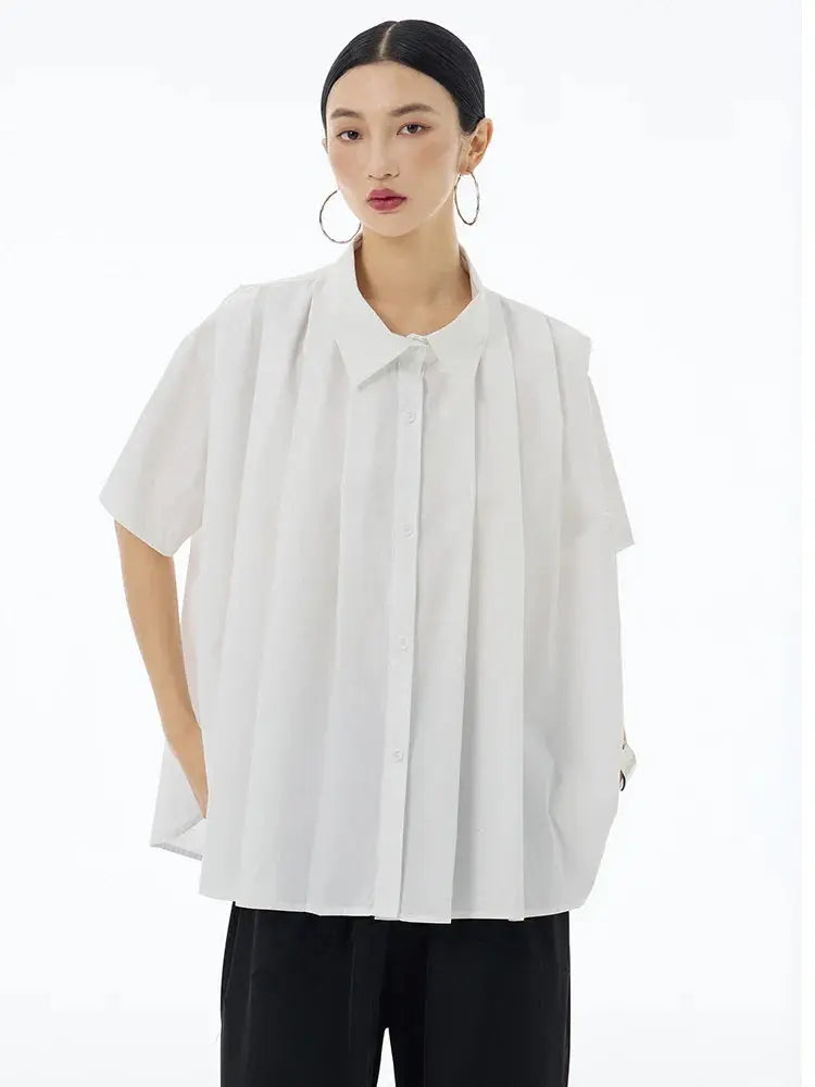 Hammi Pleated Blouse by Marigold Shadows Marigold Shadows