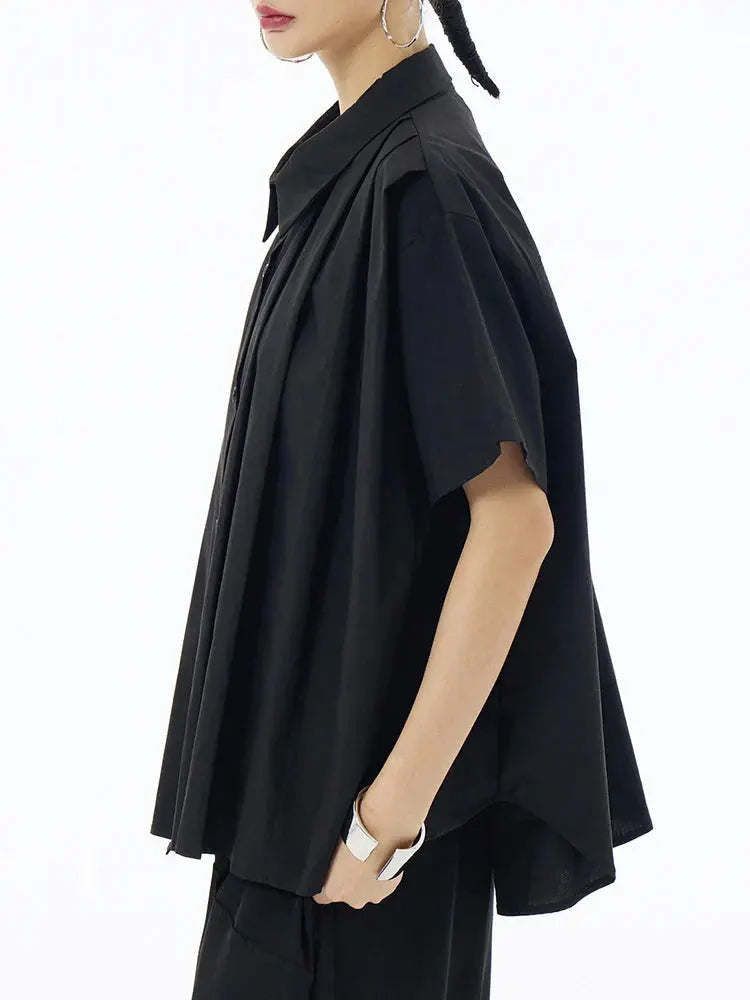 Hammi Pleated Blouse by Marigold Shadows Marigold Shadows