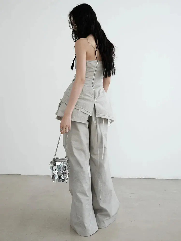 Hantuki Layered Tube Top by Marigold Shadows Marigold Shadows