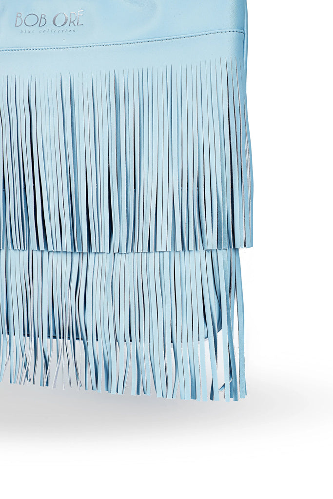 Harper Leather Bag, Baby Blue by Bob Oré BOB ORE