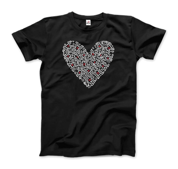 Heart Of Men - Icon Series Street Art T-Shirt by Art-O-Rama Shop ART-O-RAMA-SHOP