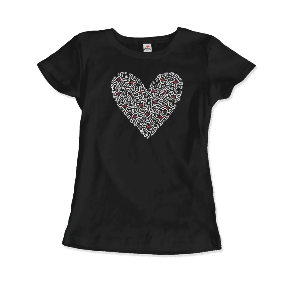Heart Of Men - Icon Series Street Art T-Shirt by Art-O-Rama Shop ART-O-RAMA-SHOP