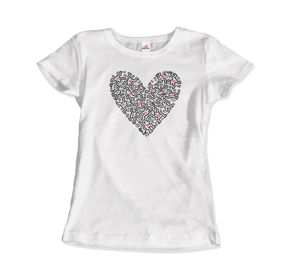 Heart Of Men - Icon Series Street Art T-Shirt by Art-O-Rama Shop ART-O-RAMA-SHOP
