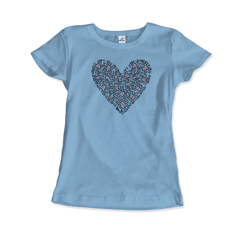 Heart Of Men - Icon Series Street Art T-Shirt by Art-O-Rama Shop ART-O-RAMA-SHOP