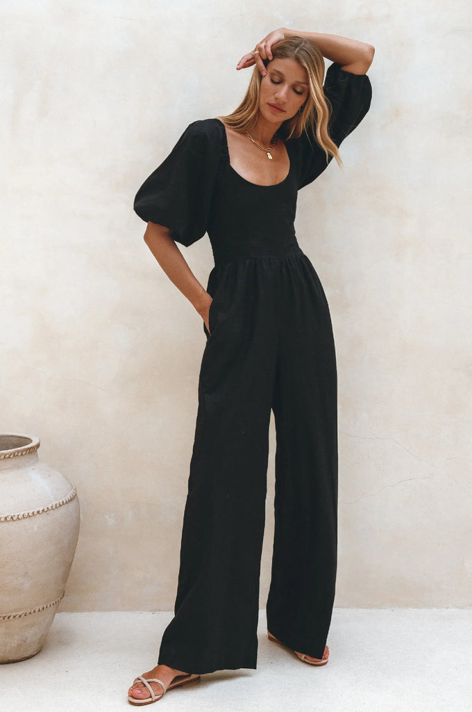 Heaven Bay Linen Jumpsuit by Bali ELF Bali ELF
