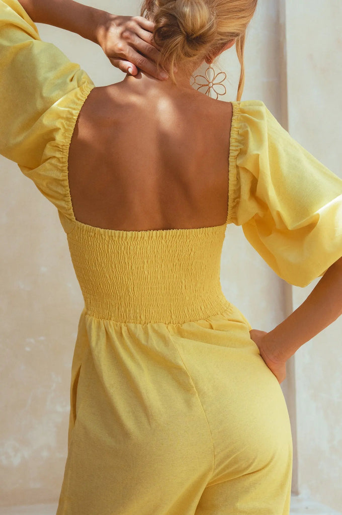 Heaven Bay Linen Jumpsuit by Bali ELF Bali ELF