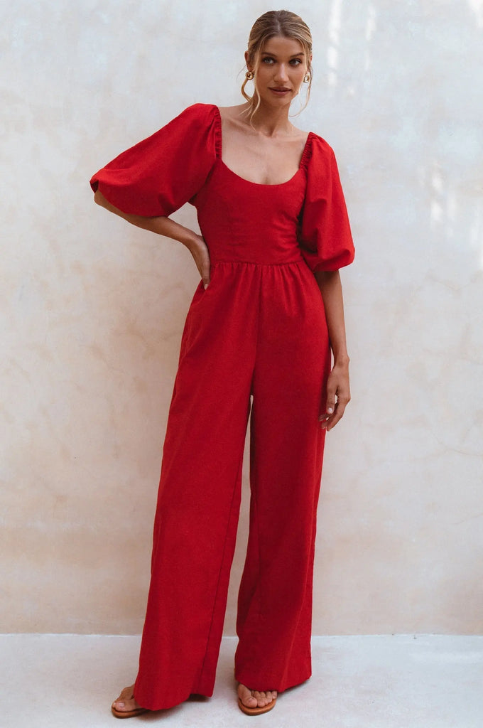 Heaven Bay Linen Jumpsuit by Bali ELF Bali ELF