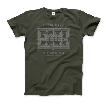 Hedge Maze, The Overlook Hotel - The Shining Movie T-Shirt by Art-O-Rama Shop ART-O-RAMA-SHOP