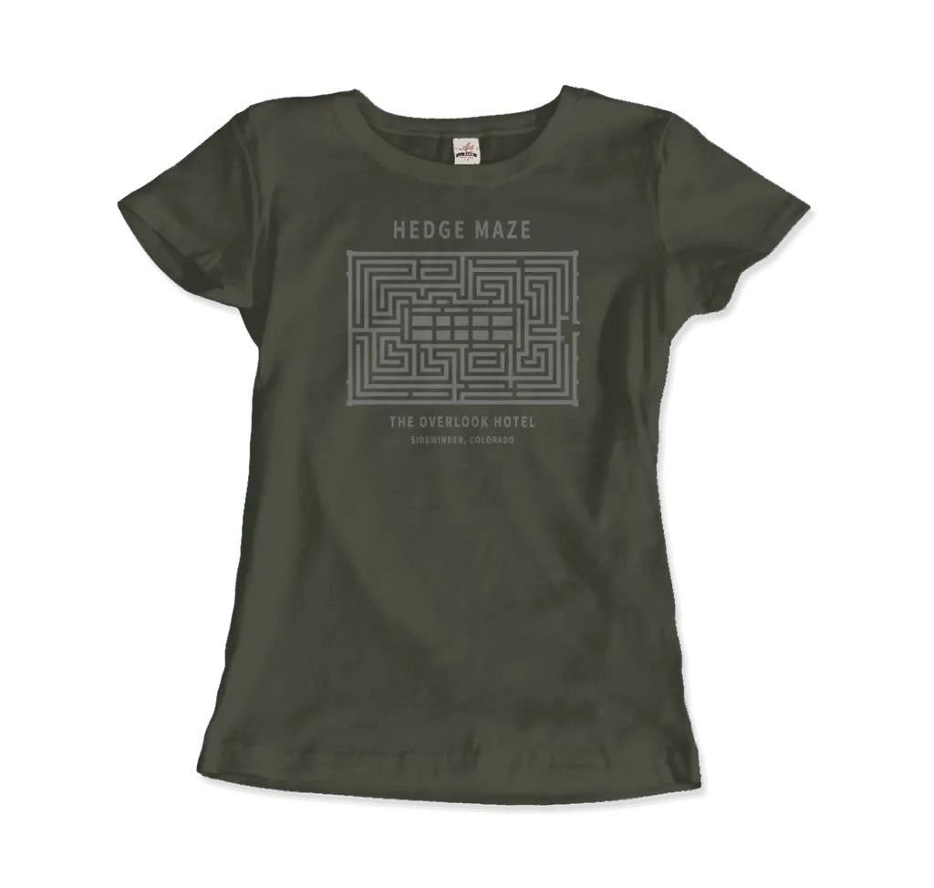 Hedge Maze, The Overlook Hotel - The Shining Movie T-Shirt by Art-O-Rama Shop ART-O-RAMA-SHOP