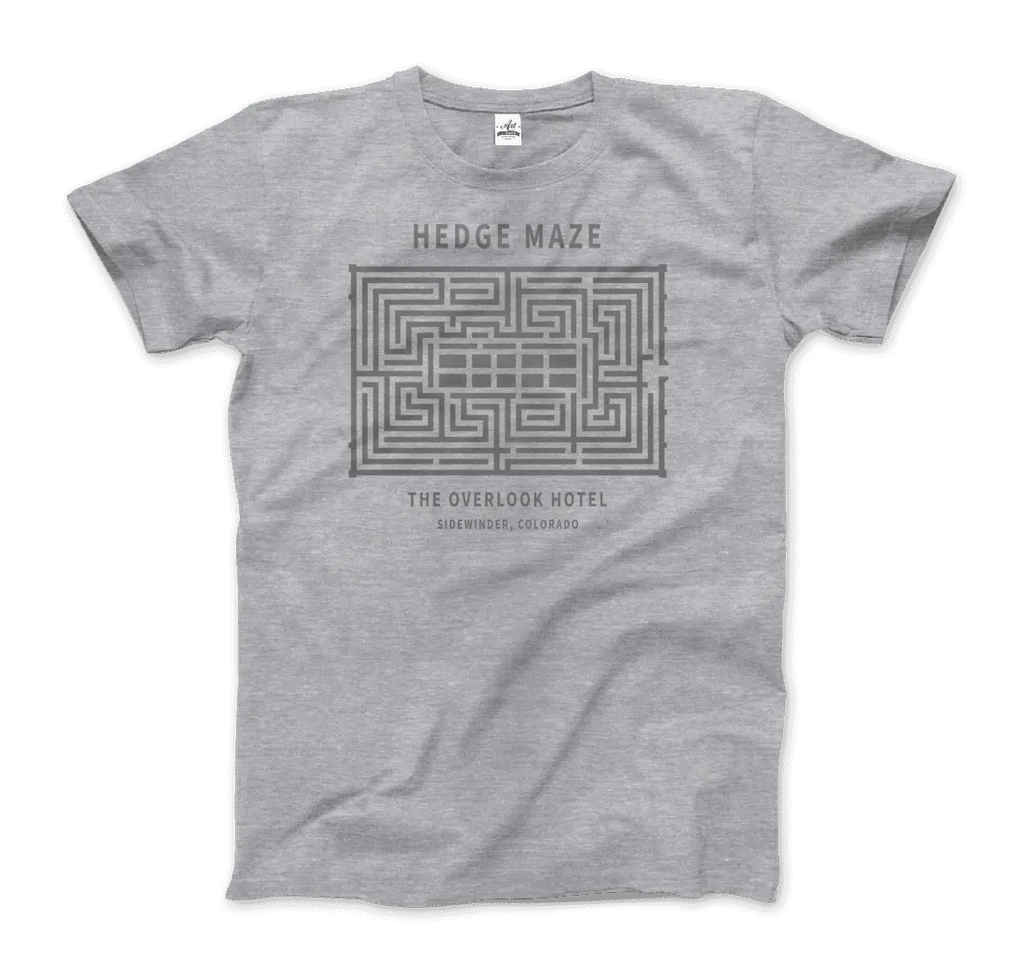 Hedge Maze, The Overlook Hotel - The Shining Movie T-Shirt by Art-O-Rama Shop ART-O-RAMA-SHOP