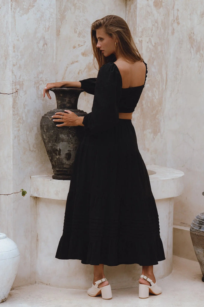 Helsa Long Sleeve Linen Top by Bali Lane Bali Lane