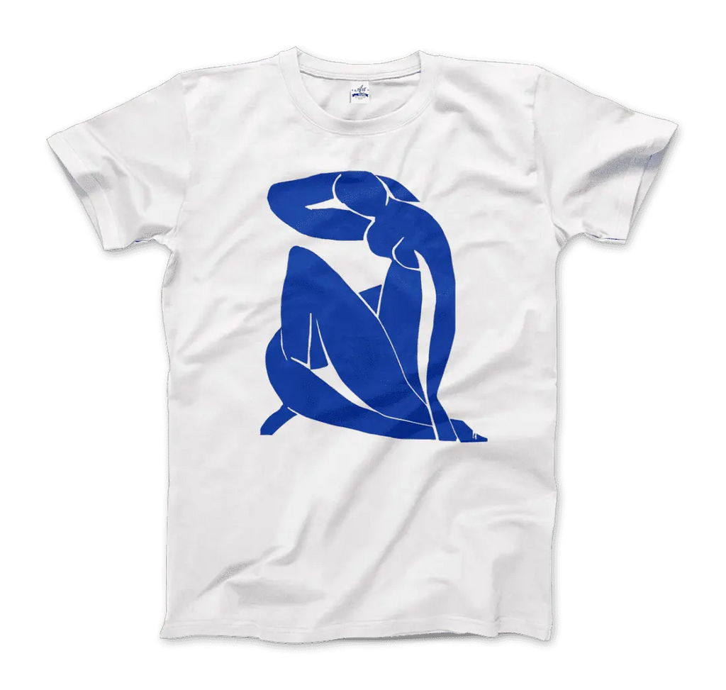 Henri Matisse Blue Nude 1952 Artwork T-Shirt by Art-O-Rama Shop ART-O-RAMA-SHOP