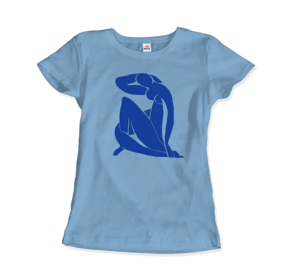 Henri Matisse Blue Nude 1952 Artwork T-Shirt by Art-O-Rama Shop ART-O-RAMA-SHOP
