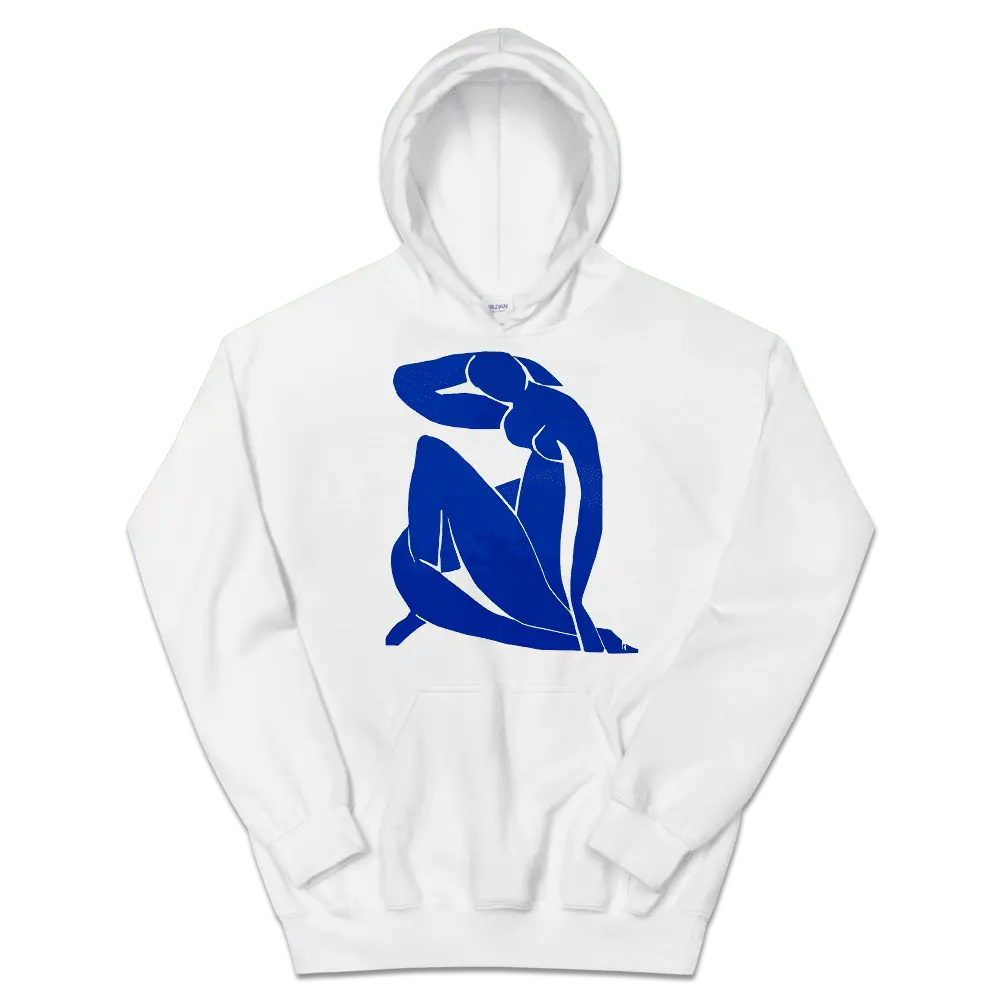 Henri Matisse Blue Nude 1952 Artwork Unisex Hoodie by Art-O-Rama Shop ART-O-RAMA-SHOP