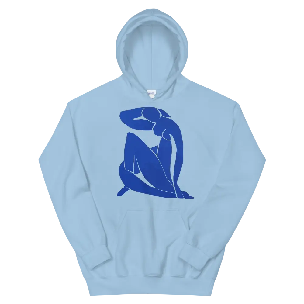 Henri Matisse Blue Nude 1952 Artwork Unisex Hoodie by Art-O-Rama Shop ART-O-RAMA-SHOP
