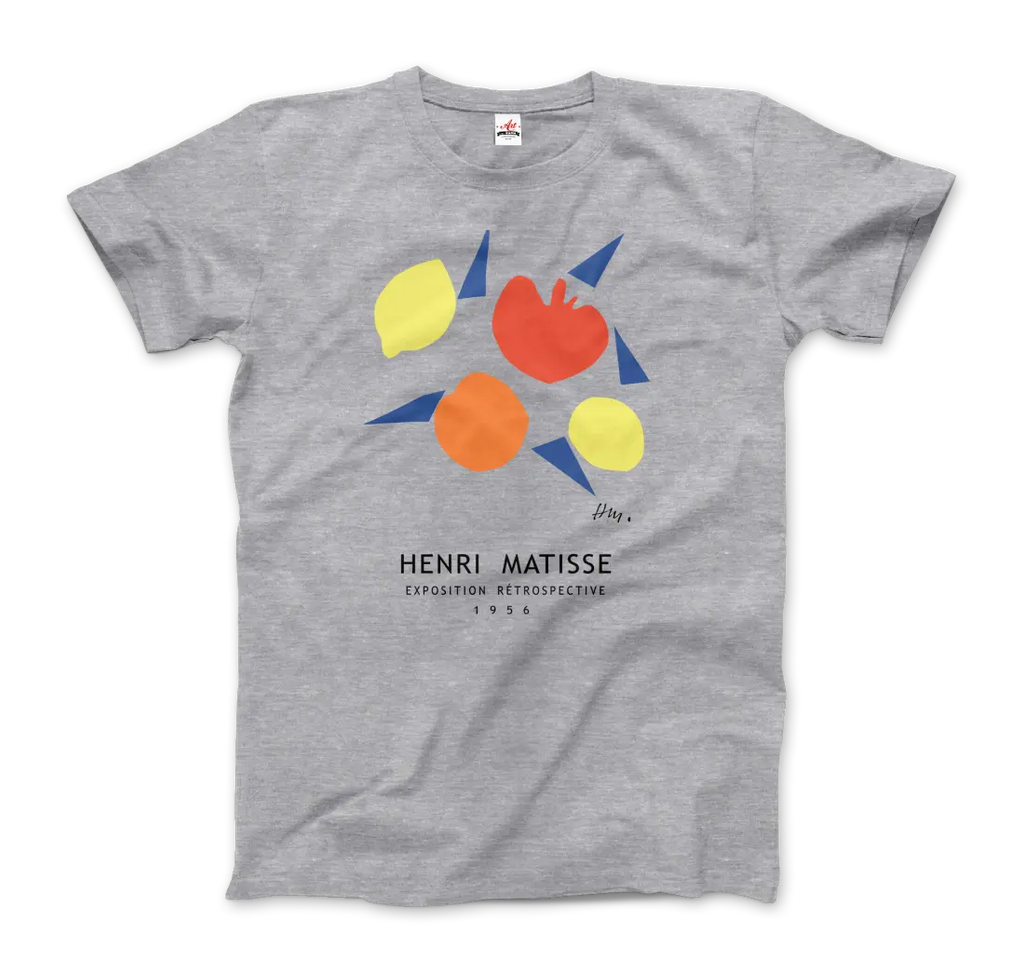 Henri Matisse - Exposition Rétrospective T-Shirt by Art-O-Rama Shop ART-O-RAMA-SHOP
