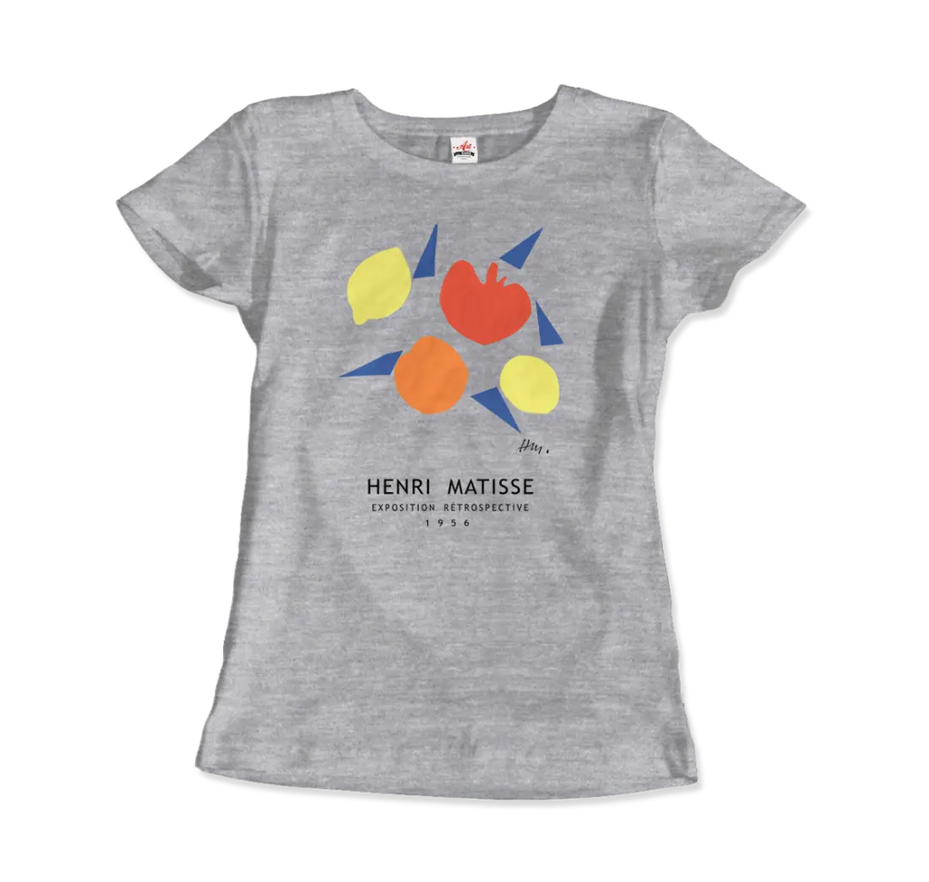 Henri Matisse - Exposition Rétrospective T-Shirt by Art-O-Rama Shop ART-O-RAMA-SHOP