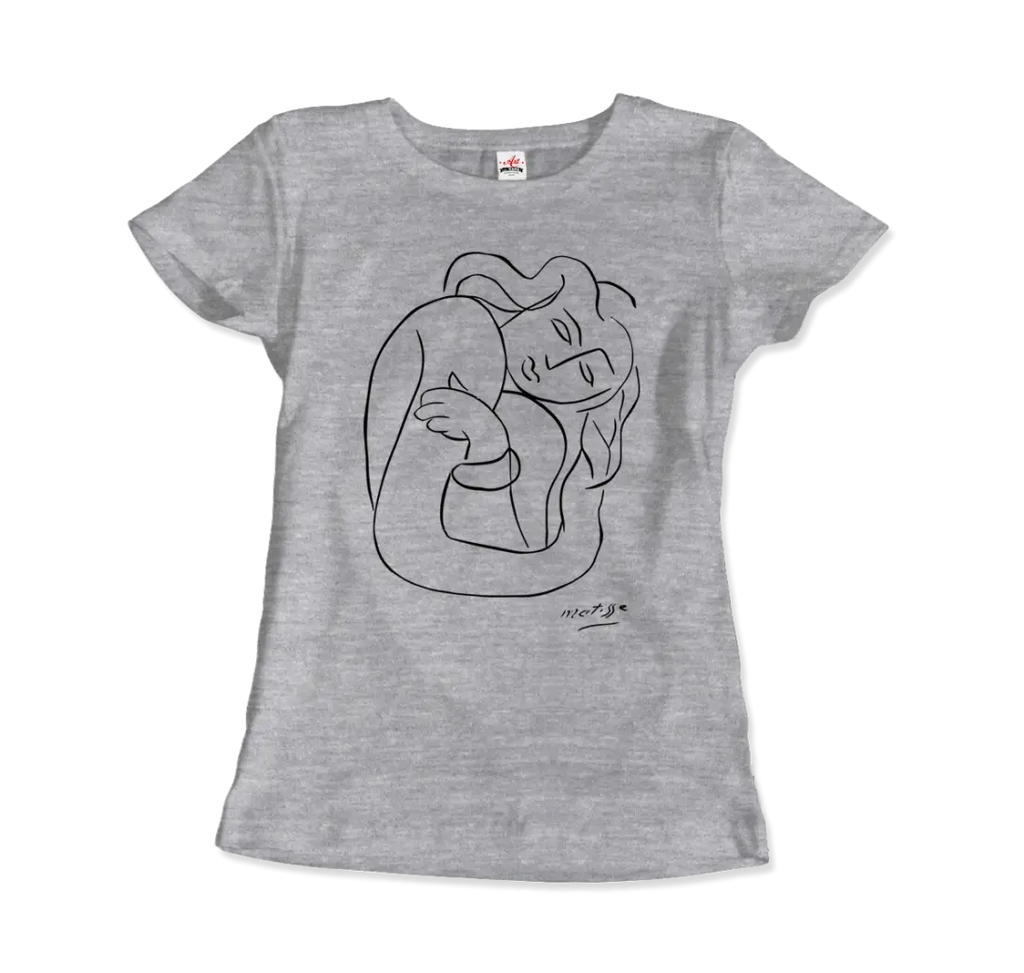 Henri Matisse Pasiphae 1944 Plate 2: Woman With Arms Crossed T-Shirt by Art-O-Rama Shop Art-O-Rama Shop