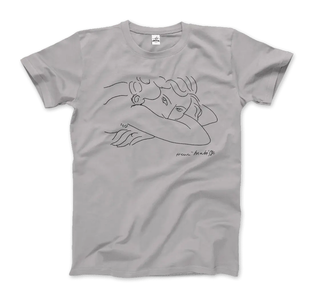 Henri Matisse Young Woman With Face Buried in Arms Artwork T-Shirt by Art-O-Rama Shop ART-O-RAMA-SHOP
