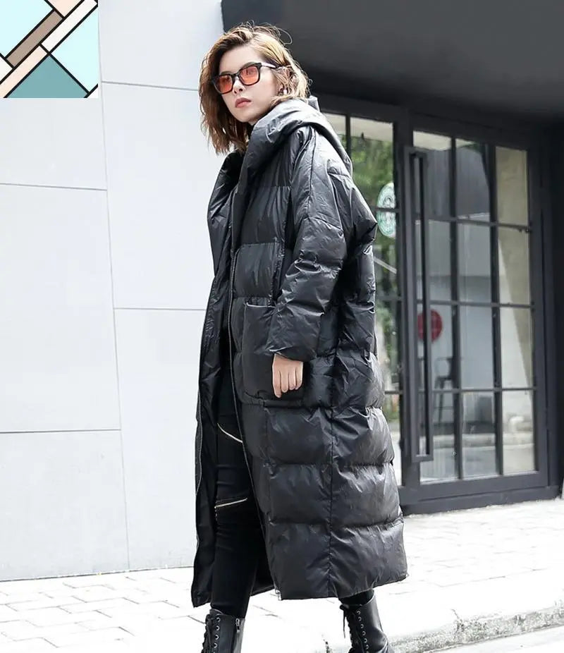 Hina Loose Hooded Parka by Marigold Shadows MARIGOLD SHADOWS