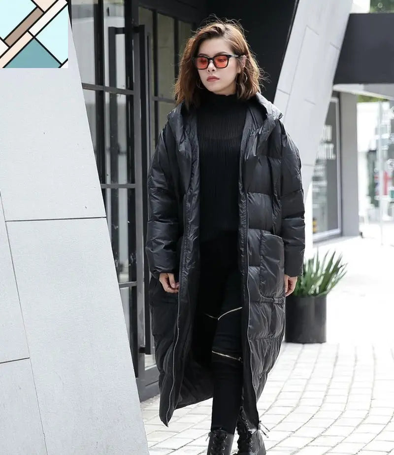 Hina Loose Hooded Parka by Marigold Shadows MARIGOLD SHADOWS