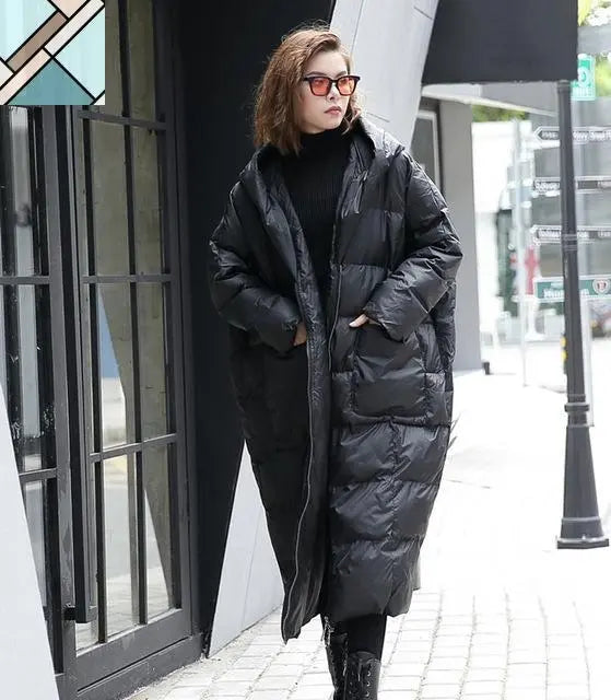 Hina Loose Hooded Parka by Marigold Shadows MARIGOLD SHADOWS