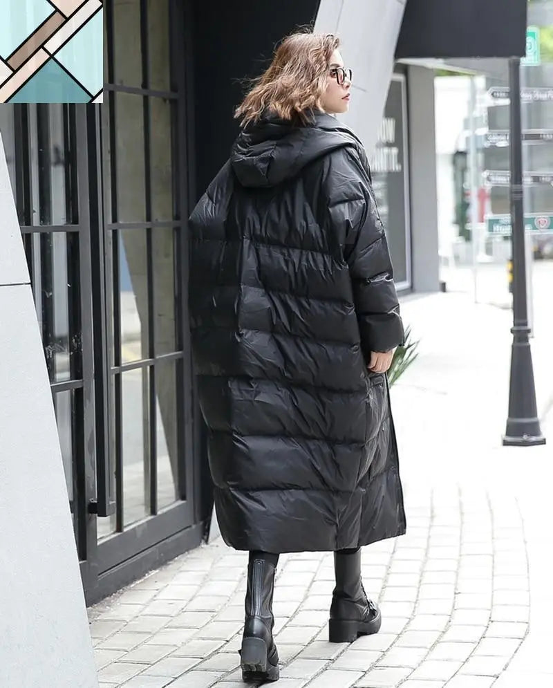 Hina Loose Hooded Parka by Marigold Shadows MARIGOLD SHADOWS