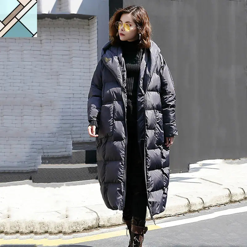 Hina Loose Hooded Parka by Marigold Shadows MARIGOLD SHADOWS