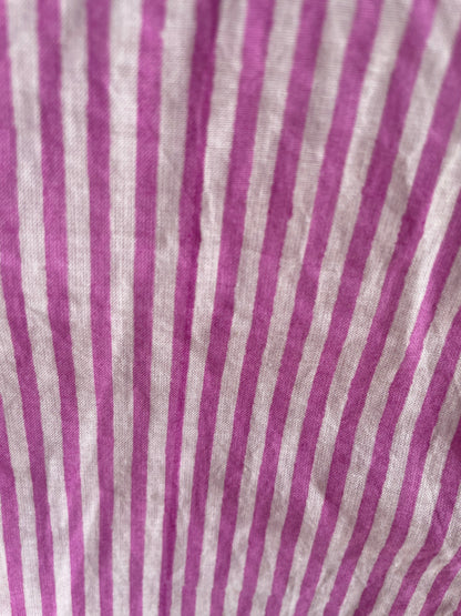 Good Boyfriend Shirt - Menswear Stripe Dahlia