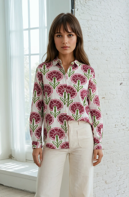 Good Boyfriend Shirt - Petal & Stem Beet