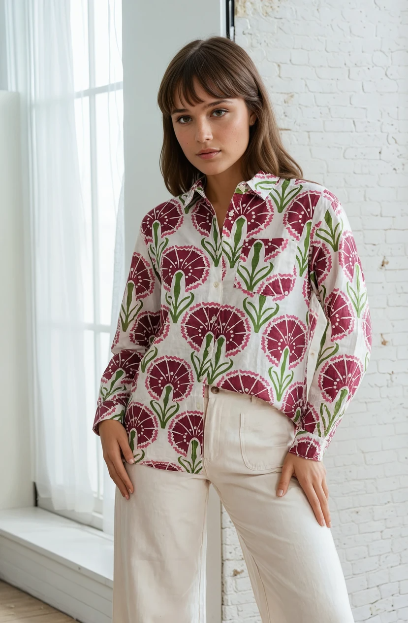 Good Boyfriend Shirt - Petal & Stem Beet