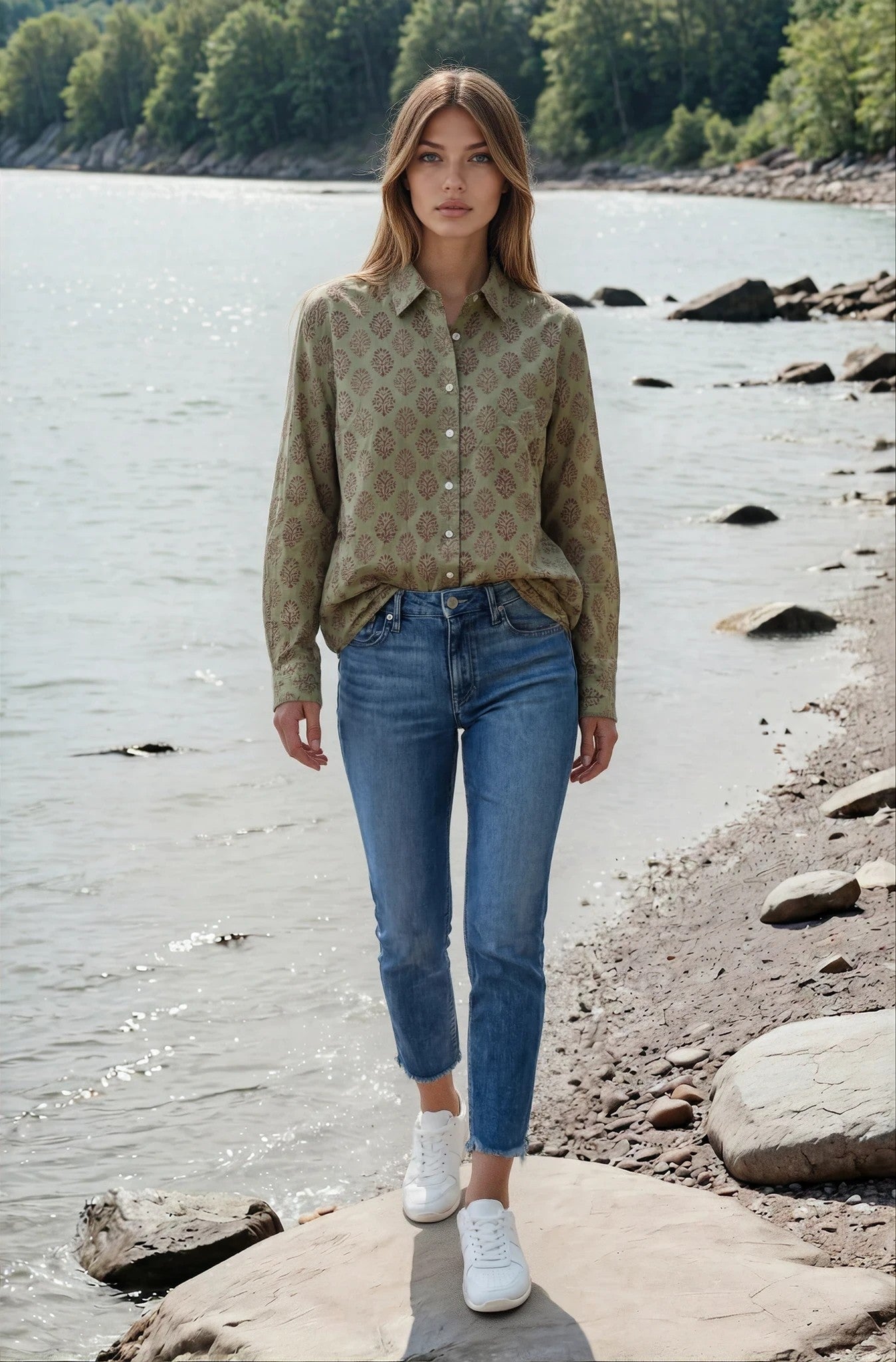 Good Boyfriend Shirt - Hyacinth Overdye Sage