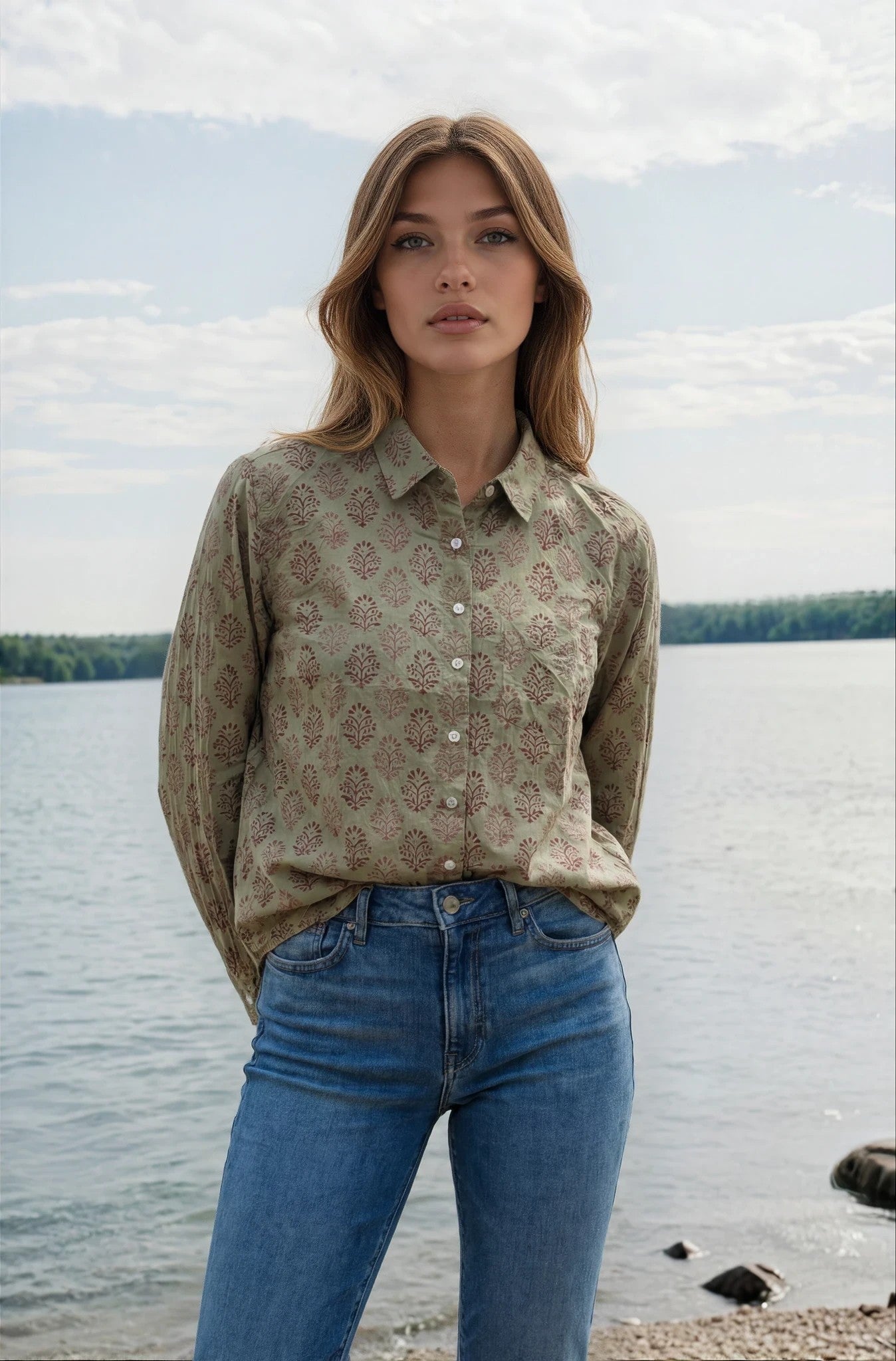 Good Boyfriend Shirt - Hyacinth Overdye Sage