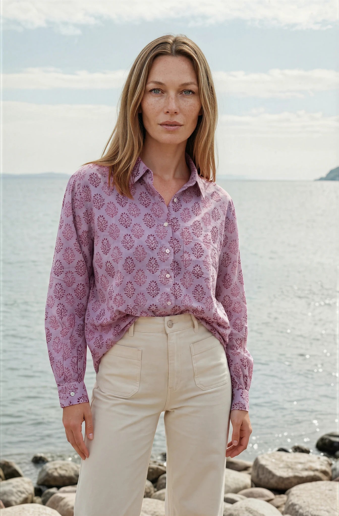 Good Boyfriend Shirt - Hyacinth Overdye Lavender
