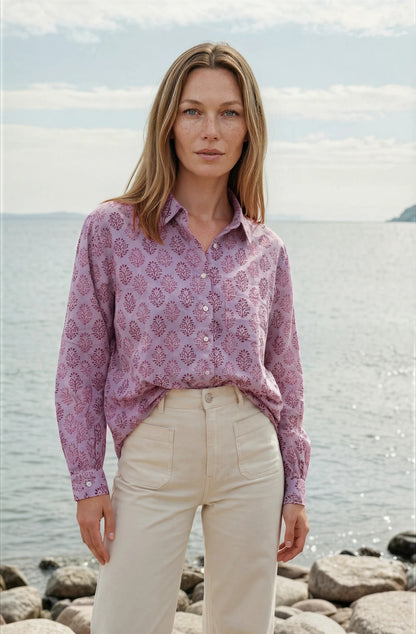 Good Boyfriend Shirt - Hyacinth Overdye Lavender