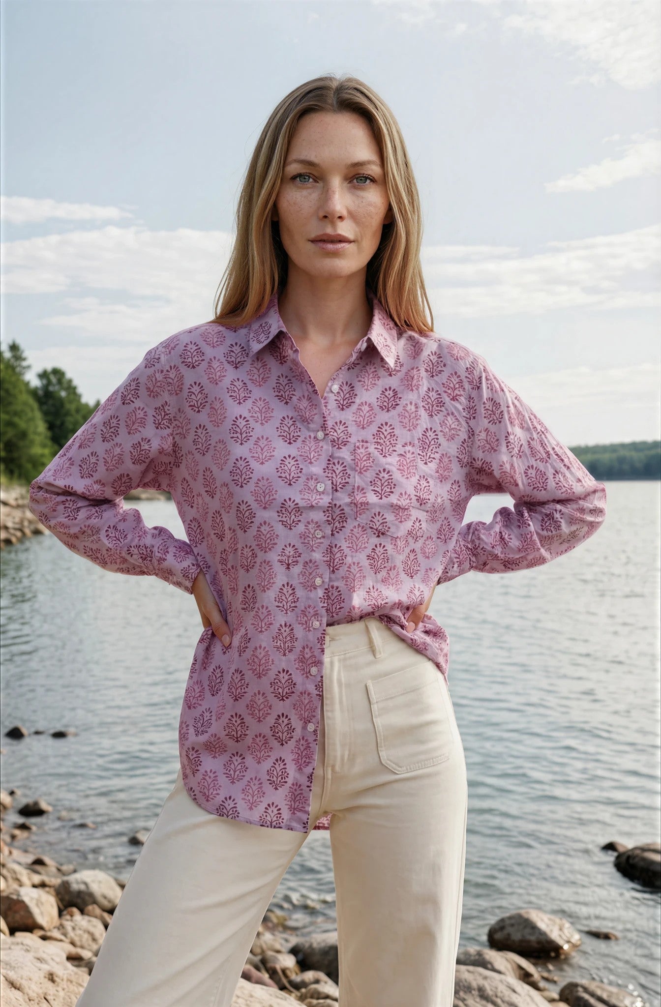 Good Boyfriend Shirt - Hyacinth Overdye Lavender