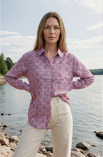 Good Boyfriend Shirt - Hyacinth Overdye Lavender