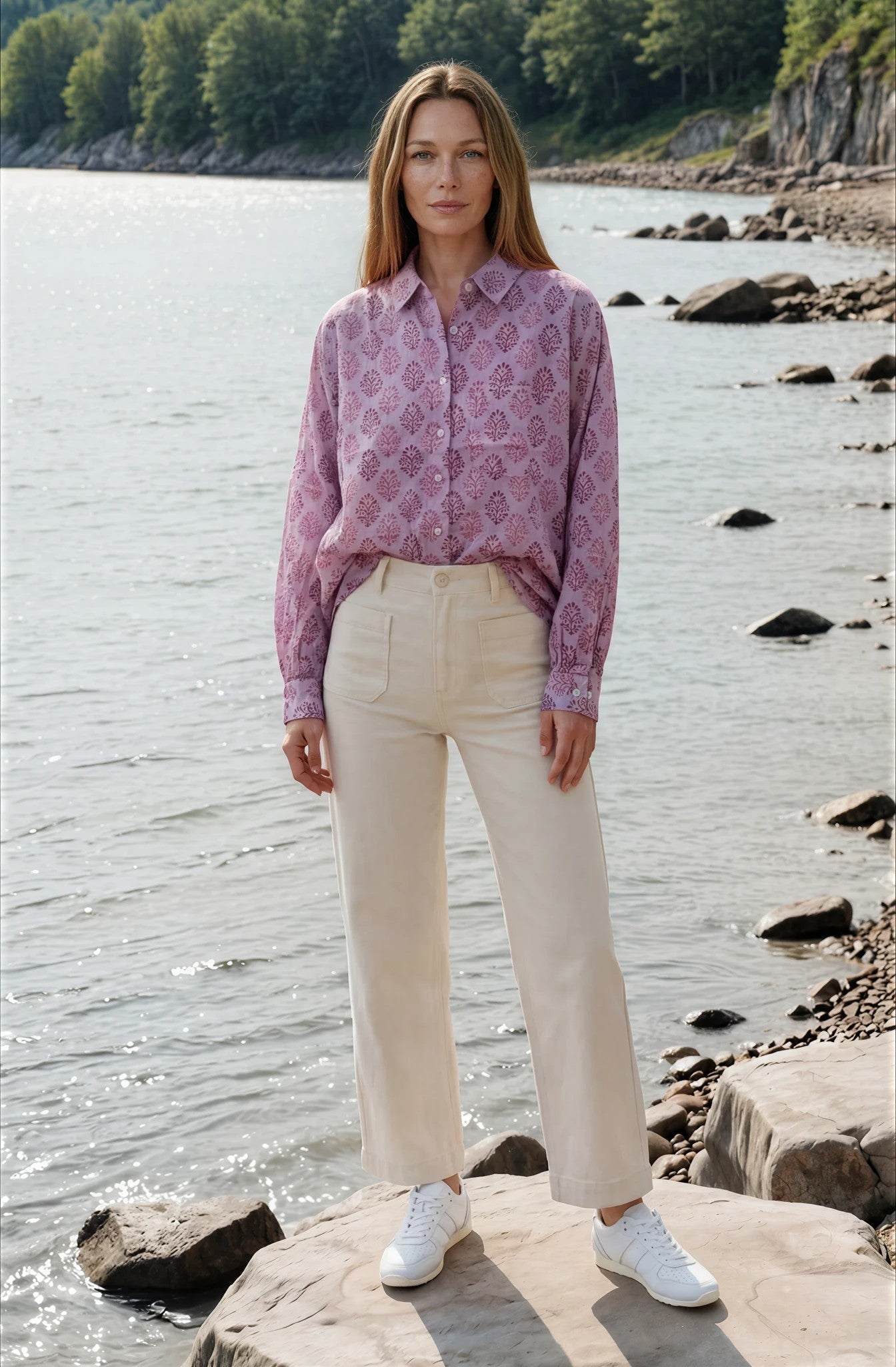 Good Boyfriend Shirt - Hyacinth Overdye Lavender