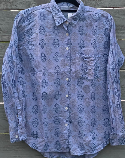 Good Boyfriend Shirt - Hyacinth Overdye Cornflower Blue