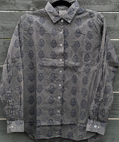 Good Boyfriend Shirt - Hyacinth Overdye Dove Grey