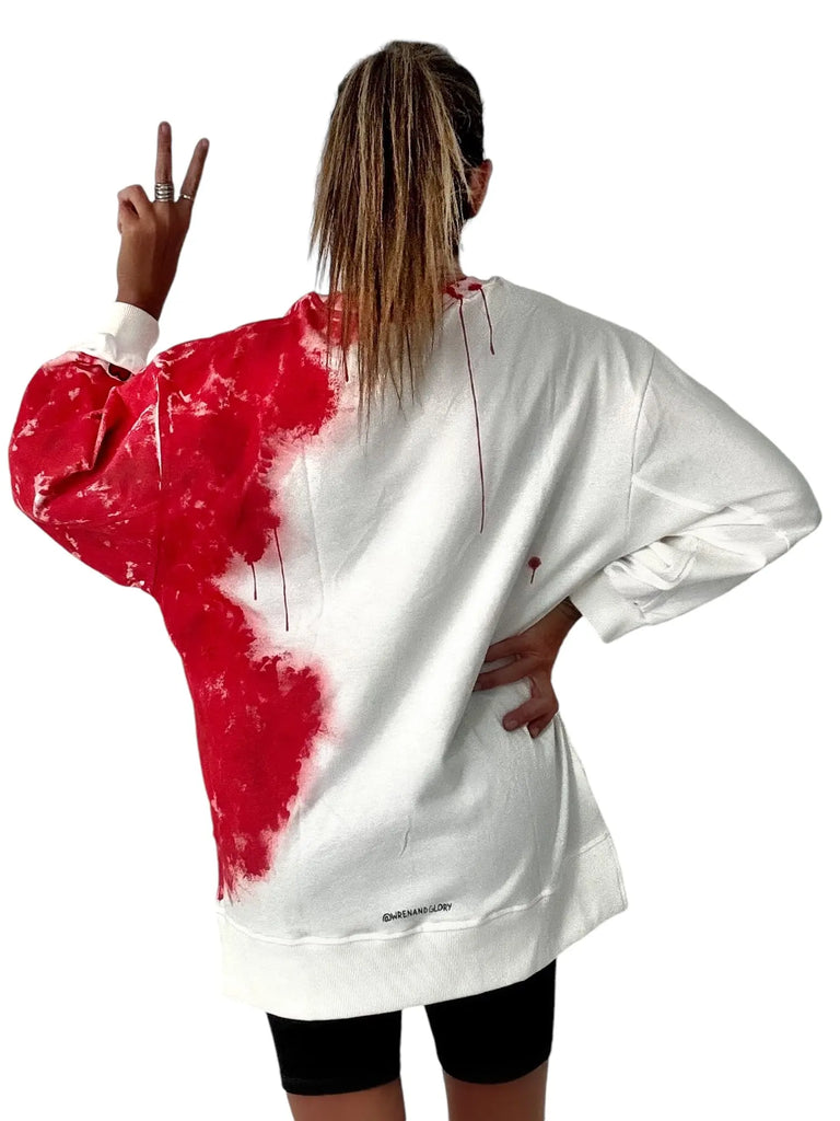 'I'm Totally Fine' Painted Crewneck by Wren + Glory Wren + Glory