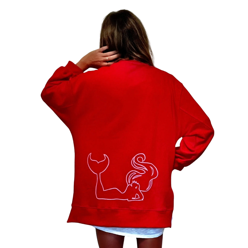 'Im A Mermaid' Painted Sweatshirt by Wren + Glory Wren + Glory