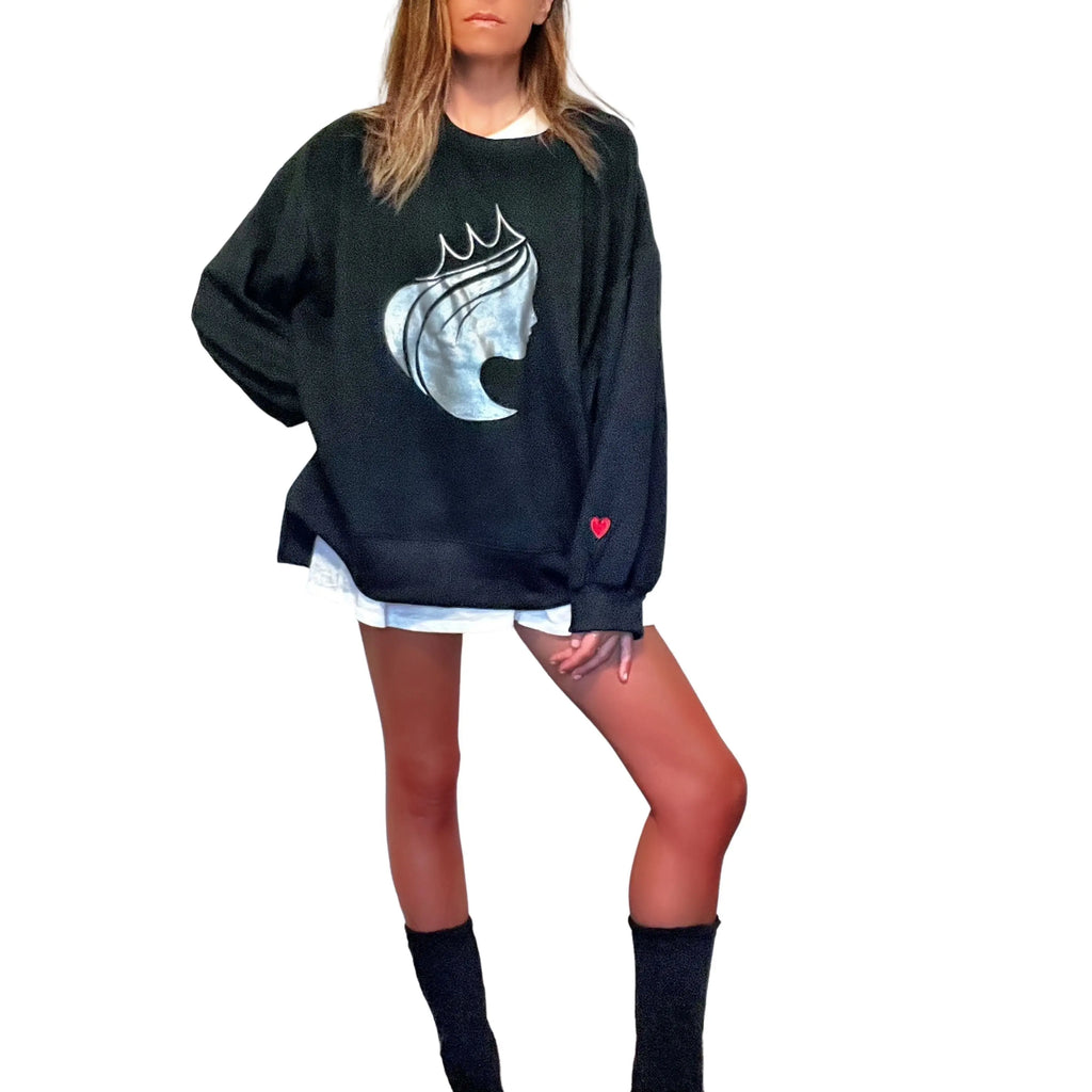 'Im A Princess' Painted Sweatshirt by Wren + Glory Wren + Glory