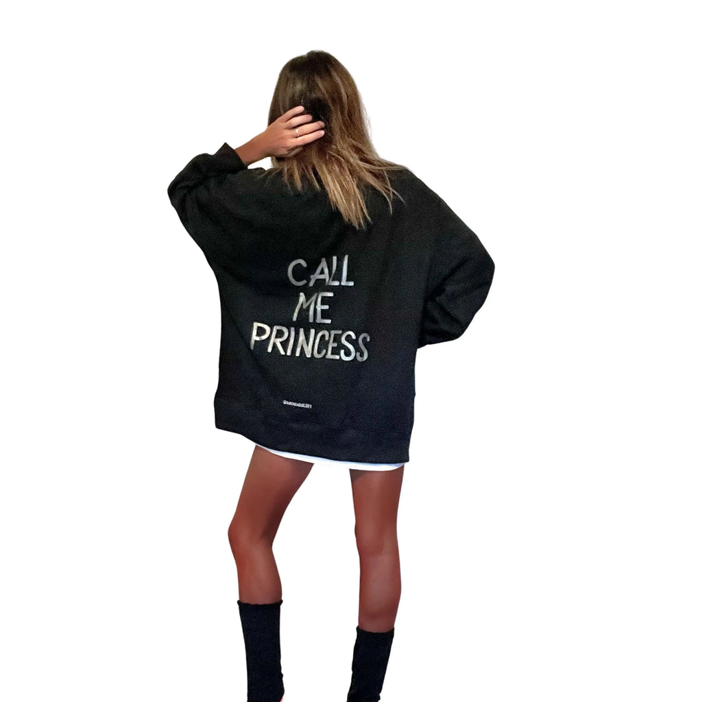 'Im A Princess' Painted Sweatshirt by Wren + Glory Wren + Glory
