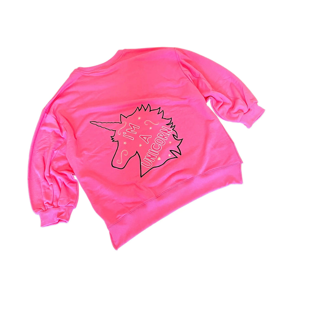 'Im A Unicorn' Painted Sweatshirt by Wren + Glory Wren + Glory