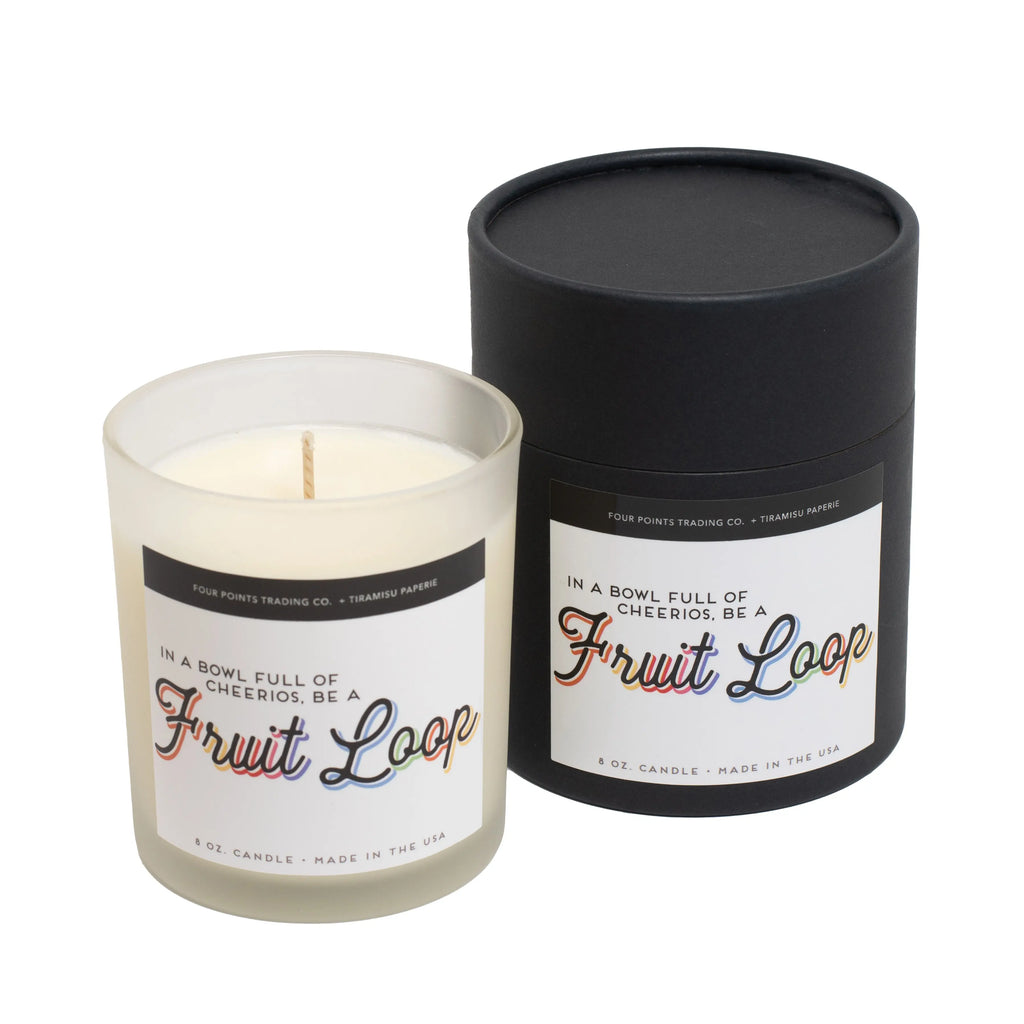 In A Bowl Of Cheerios 8oz Soy Scented Candle by Four Points Trading Co. FOUR POINTS TRADING CO.